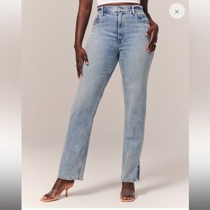 Abercrombie and Fitch ultra high rise jeans